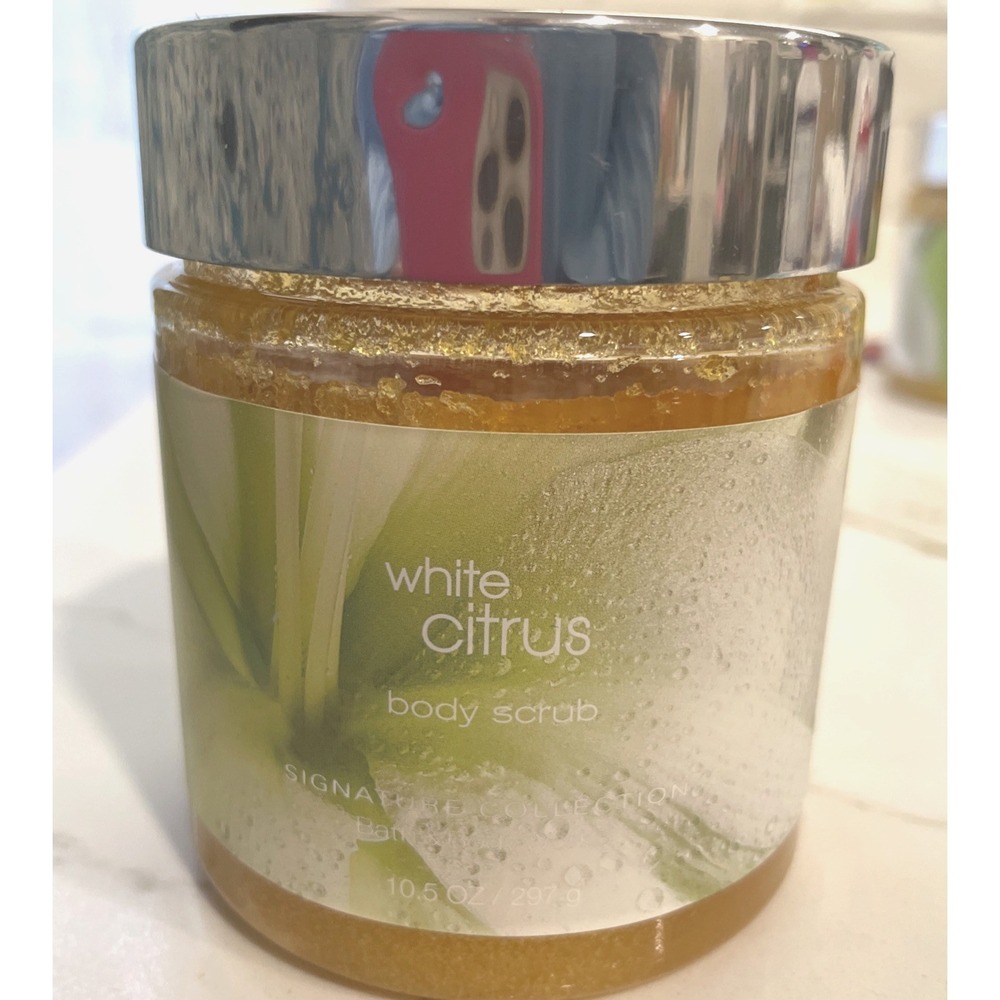 Bath & Body Works White Citrus Body Scrub 10.5 oz/297 g Exfoliating Scented